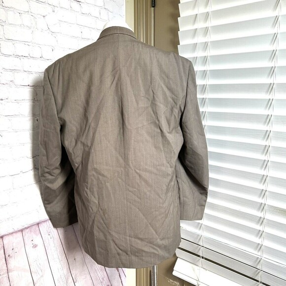 Givenchy Monsieur Double Breasted Jacket Blazer Gray Sport Coat Mens 44R - Picture 3 of 11